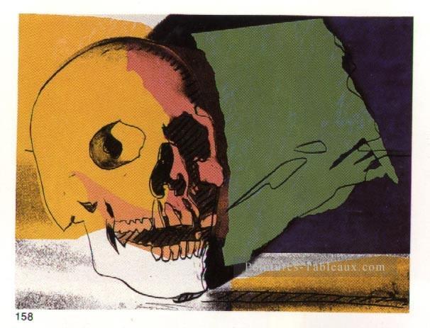 Skull 2 Andy Warhol Oil Paintings
